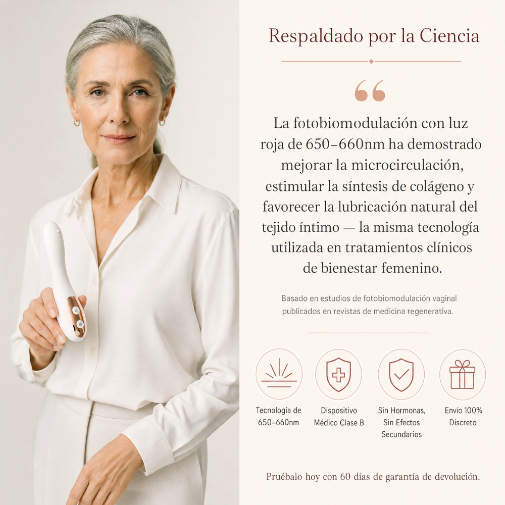 Lumaeva® - Terapia de Luz Roja Para el Cuidado Íntimo